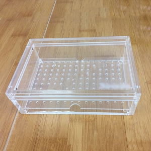 humidor de caja de puros acrílico transparente a prueba de agua 