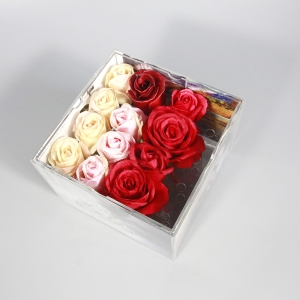 Caja de cuadro de acrílico transparente Rose Box 