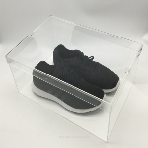 Caja de presentación transparente de Nike acrílico 