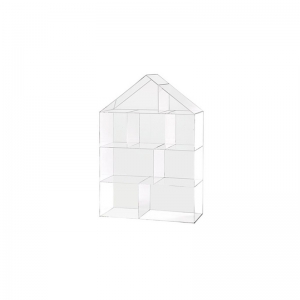 librero de acrílico transparente hecho a mano de plexiglás de la casa 