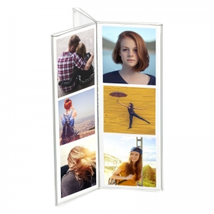 2020 nuevo marco de cabina de foto de plexiglás acrílico de 6 caras al por mayor 