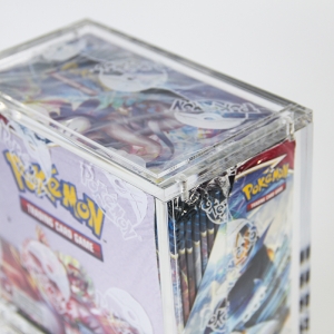  Apilable Pokémon Caja de protector de caja de refuerzo acrílico magnético WOTC y moderno 