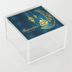 fondo árabe ramadan kareem linterna musulmana cajas acrílicas
 