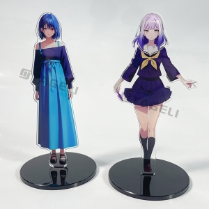 Exhibición de figura transparente personalizada Acrílico Standees anime 