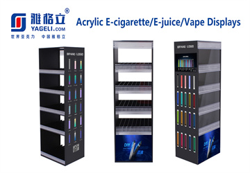 la mascota de la nueva era - soporte de exhibición de vaporizador de cigarrillos electrónicos de acrílico
