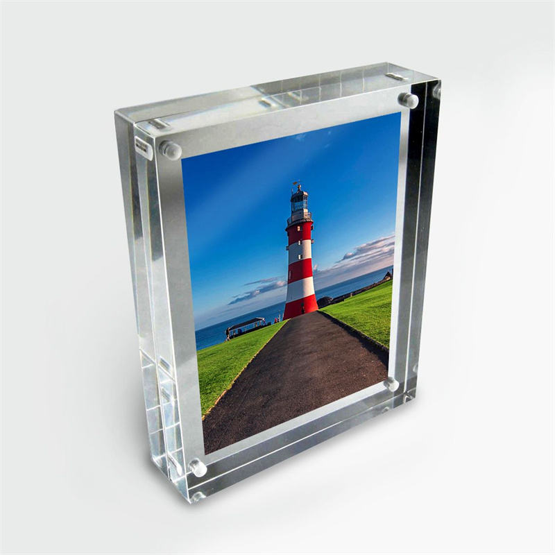 acrylic photo frame magnetic