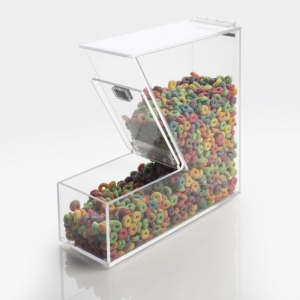 Caja de almacenaje de acrílico personalizada del alimento para la exhibición del caramelo 