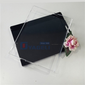bandeja de servicio de acrílico transparente bandeja de presentación bandejas bandeja rectangular 