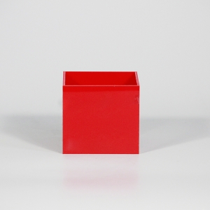 Caja colorida de colección de almacenamiento de acrílico 