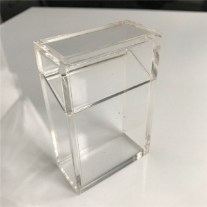 caja de puros de acrílico transparente