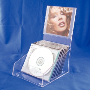 Soporte de pantalla de CD acrílico transparente