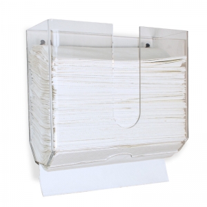 estante para servilletas de cocina de acrílico transparente