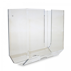 gran soporte transparente de tejido pmma estante de acrílico transparente para servilletas de cocina 