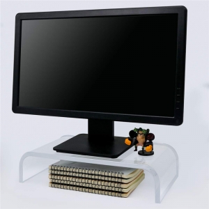 soporte elevador de monitor de computadora acrílico deaktop para oficina 