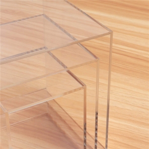 cuadrado cuadrado de acrílico transparente persprx cubos para exhibición 