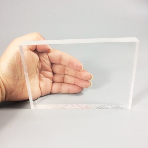 92% de transparencia hoja de acrílico transparente de 3 mm de espesor 