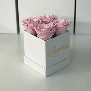 Cajas de rosas de regalo de cartón