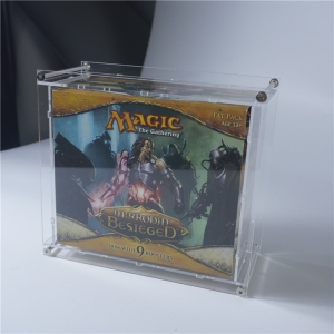 Ensamble la pantalla de la caja de refuerzo de acrílico MTG para Magic the Gathering 