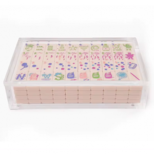Acrílico Acrílico American Mahjong Set box 