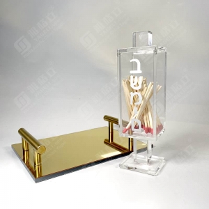 Titular personalizado de besamim de partido lucite de Judaica Shabat 