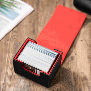 Caja de baraja de cartas con tapa magnética 