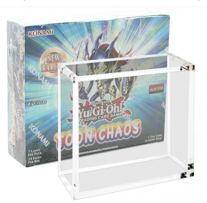 Lucite claro PTCG ETB Caja de acrílico acrílico Caja para Pokémon  