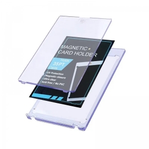 Tarjetero magnético transparente One Touch de 35 puntos 