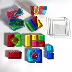 Venta al por mayor Juego de cubos de gemas de acrílico OEM 