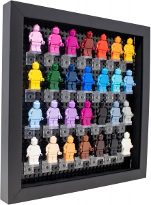 Caja de sombras negra de 10x10 para figuras en miniatura
