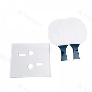 Juego de paletas de tenis de mesa de acrílico transparente personalizado 