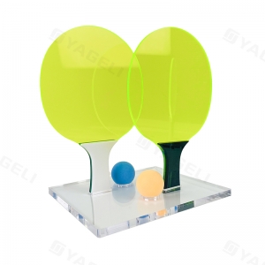 Juego de paletas de ping pong acrílicas impermeables