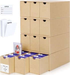 Caja de almacenamiento de tarjetas para cargador superior