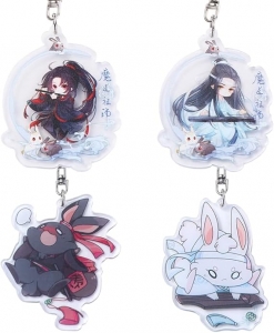 Acrílico personalizado todo tipo de llaveros de dibujos animados.