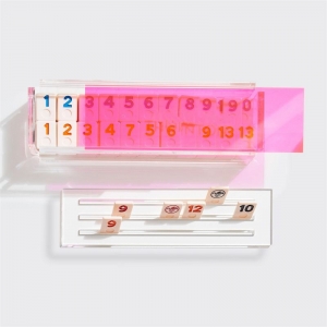 Juego de baldosas acrílico rummy personalizado con baldosas 