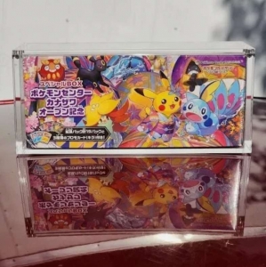 caja de colección de poncho de pokemon acrílico pikachu 