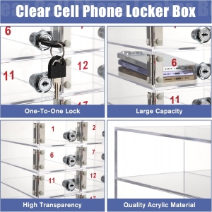 30 Slots Caja de casillero de teléfonos celulares 