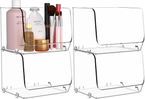 Organizador de baño de 4 piezas para encimera 