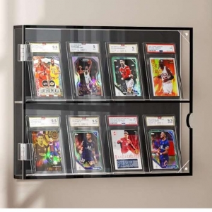 Caso de exhibición de tarjetas de béisbol acrílico al por mayor 