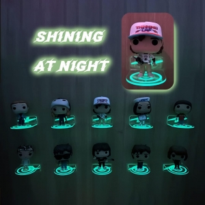 Pequeños estantes flotantes de acrílico transparente para Funko Pop 