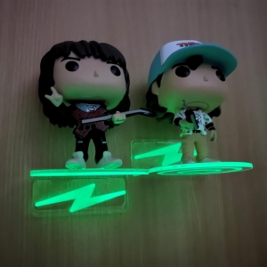 Pequeños estantes flotantes de acrílico transparente para Funko Pop 