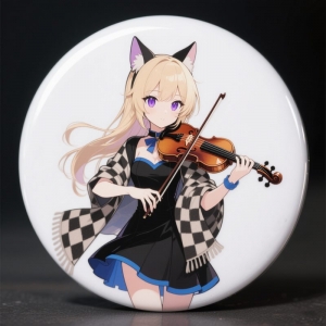 Insignia de figura de anime impresa con UV DIY para mochila 