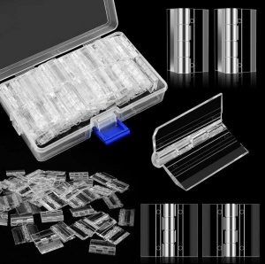Bisagras autoadhesivas de acrílico transparente 