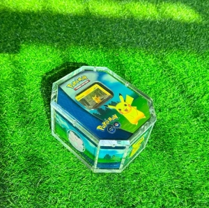 Estuche protector acrílico para caja de hojalata de Pokémon TCG 