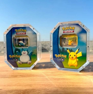 Estuche protector acrílico para caja de hojalata de Pokémon TCG 