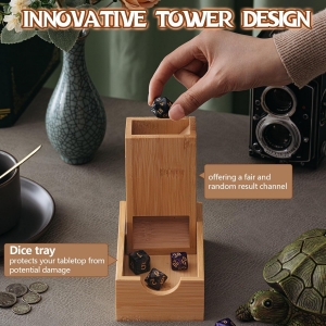 Torre de dados de madera plegable al por mayor 