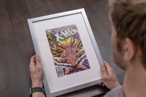 Marco de exhibición de cómics negro al por mayor 