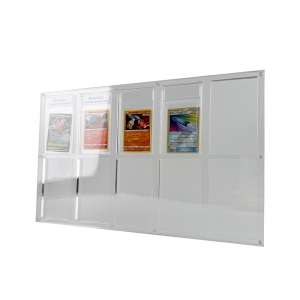 Marco de exhibición de acrílico para 10 tarjetas