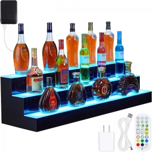 Soporte para vino LED con base