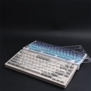 Cubierta protectora de teclado de acrílico transparente antiarañazos 
