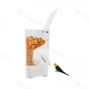 Comedero para pájaros acrílico personalizado para ventanas 